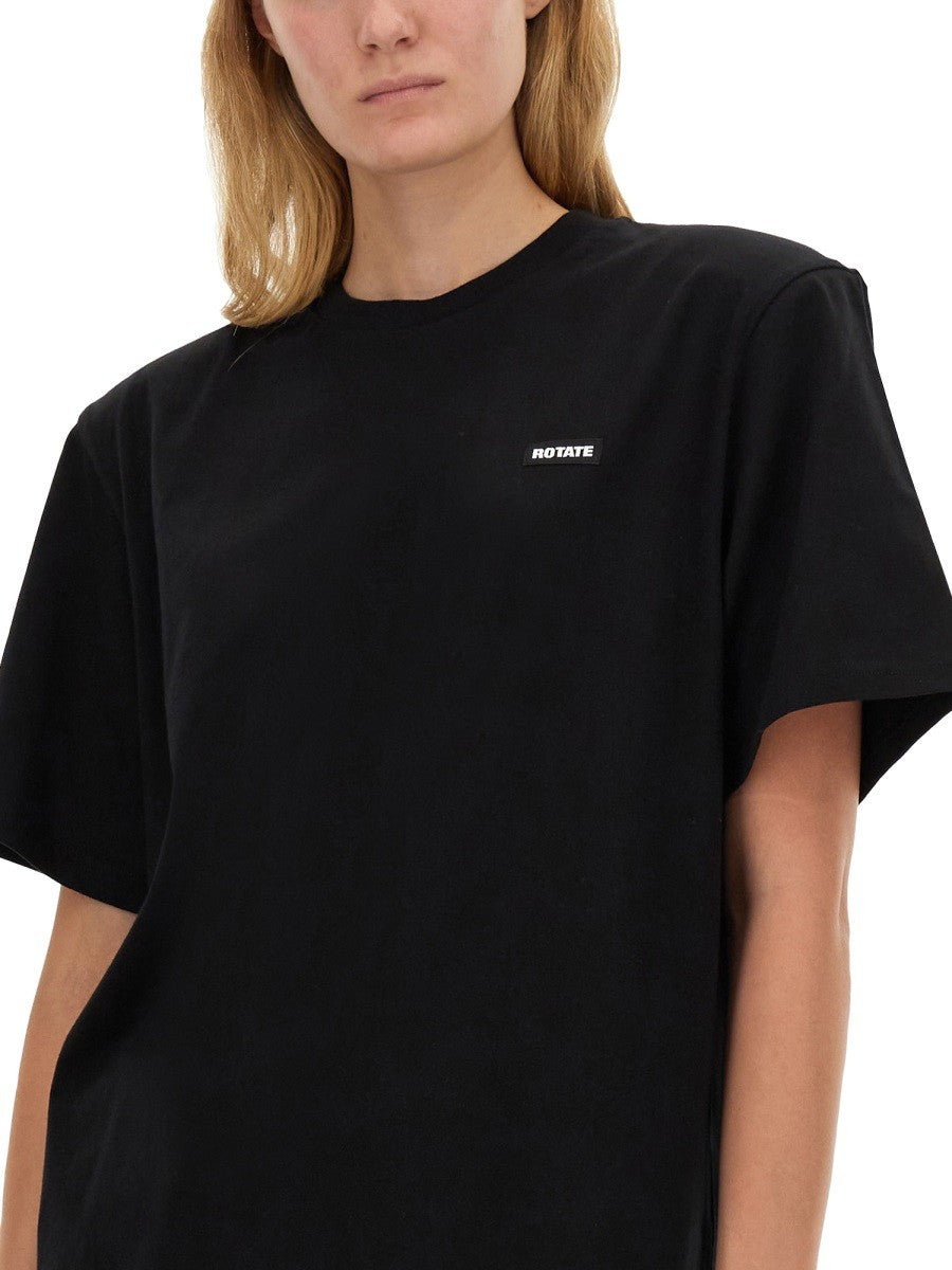 ROTATE BIRGER CHRISTENSEN T-SHIRT WITH LOGO