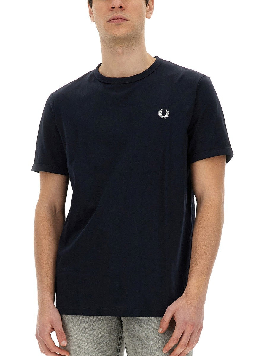 FRED PERRY T-SHIRT WITH LOGO