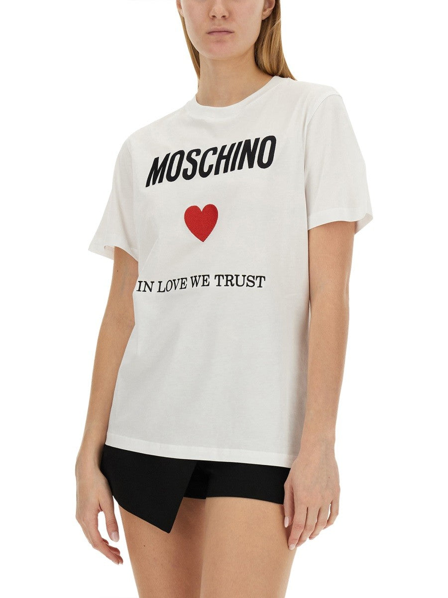 Moschino T-SHIRT WITH LOGO