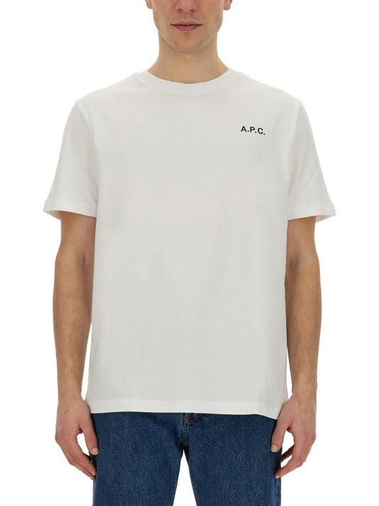 A.P.C. T-SHIRT WITH LOGO