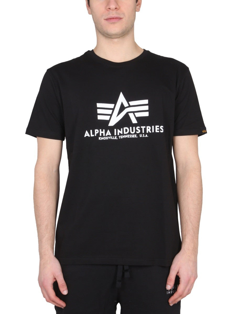 ALPHA INDUSTRIES T-SHIRT WITH LOGO