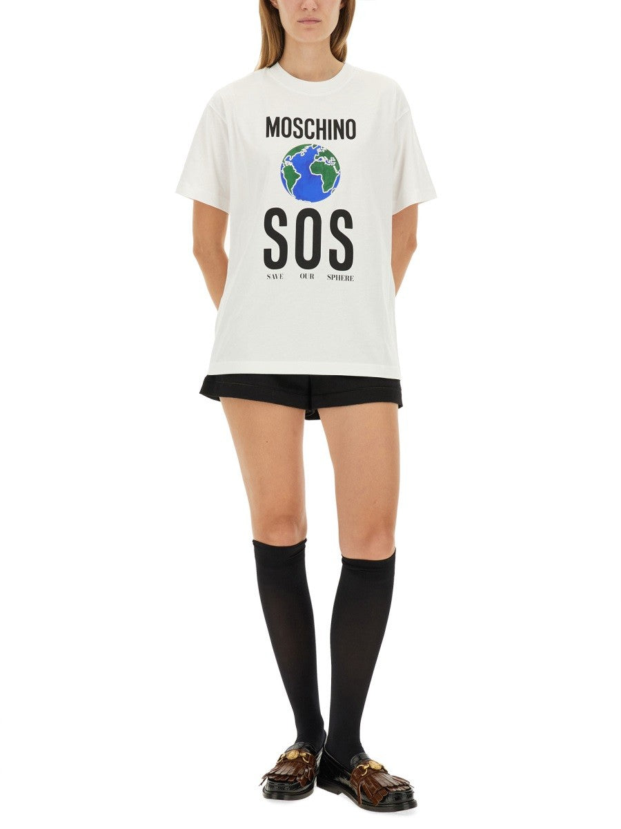Moschino T-SHIRT WITH PRINT