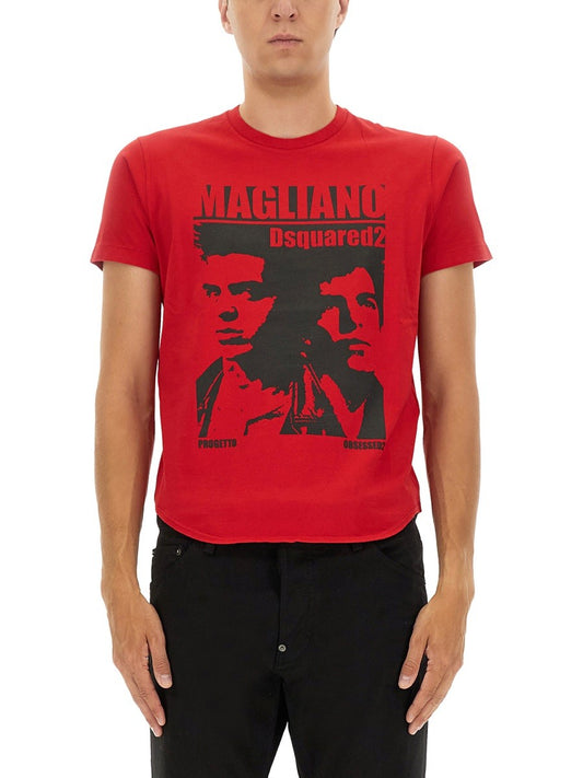 Dsquared T-SHIRT WITH PRINT