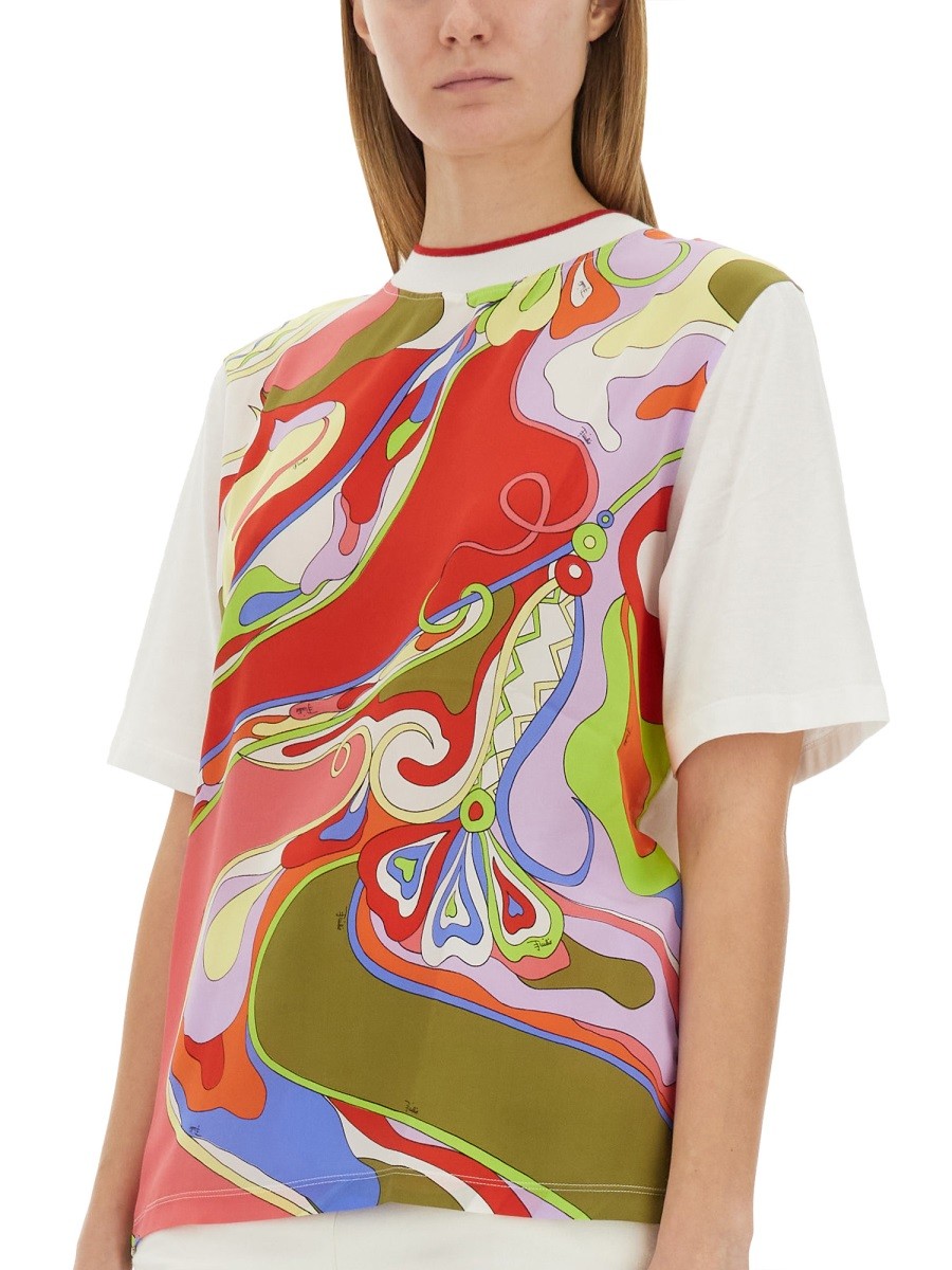 PUCCI T-SHIRT WITH PRINT