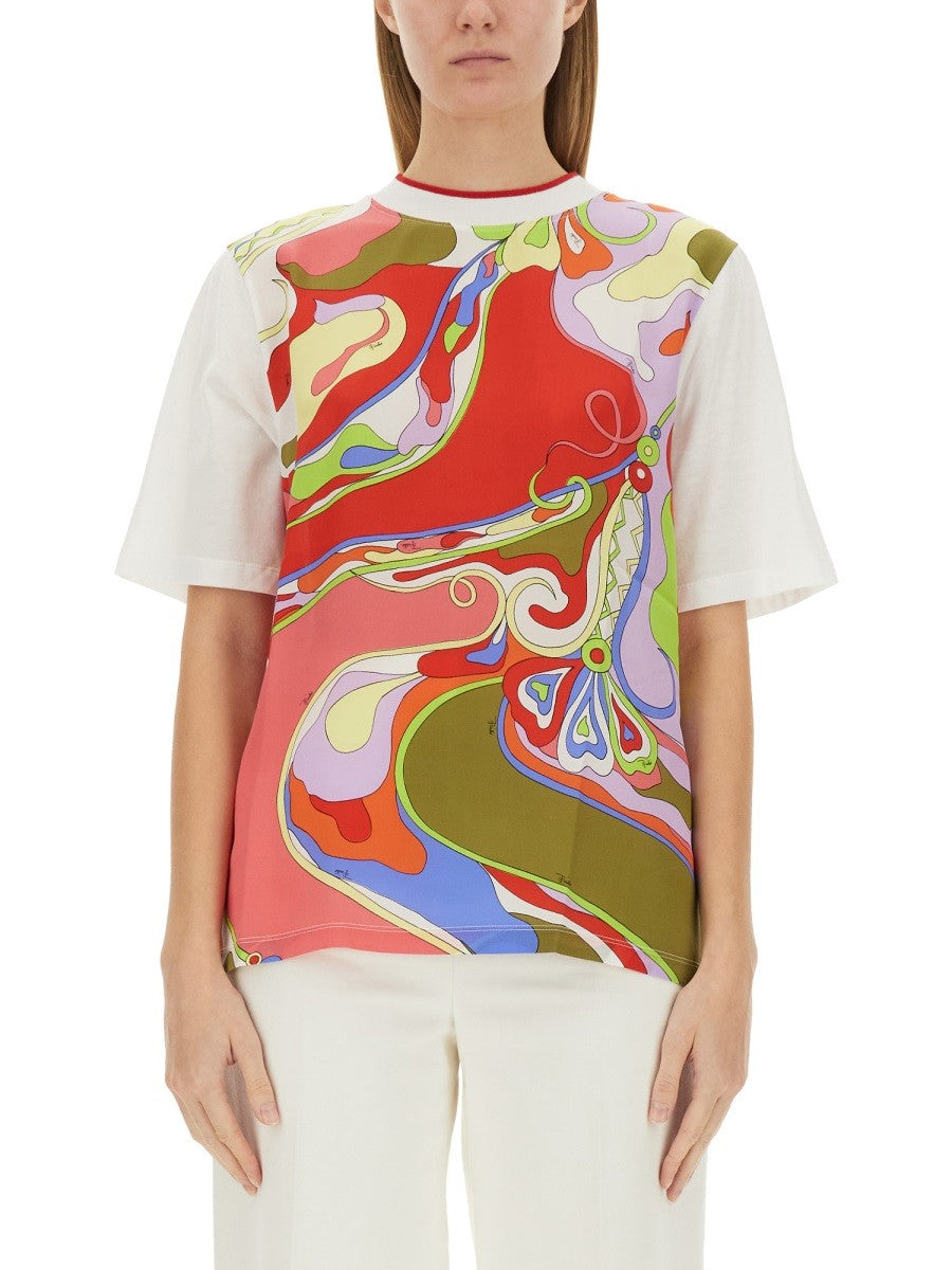 PUCCI T-SHIRT WITH PRINT