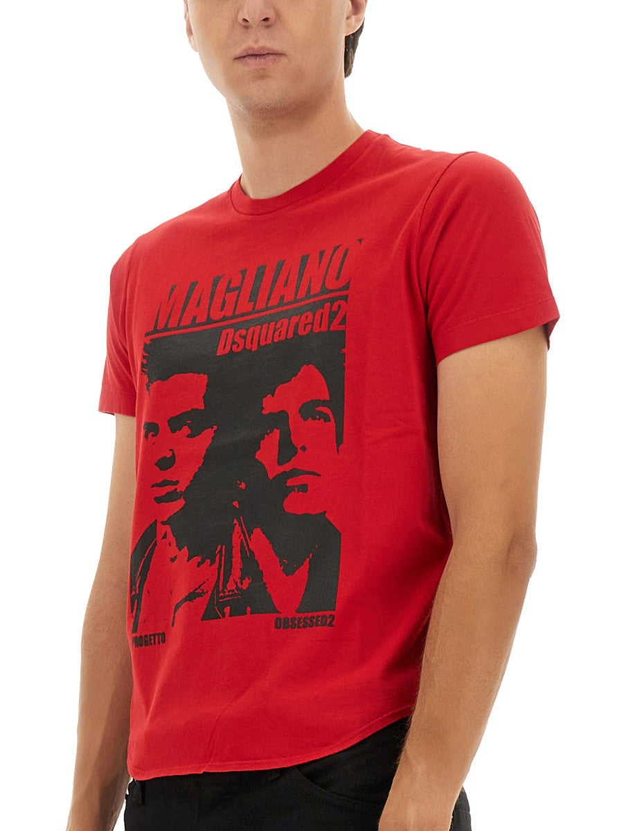 Dsquared T-SHIRT WITH PRINT