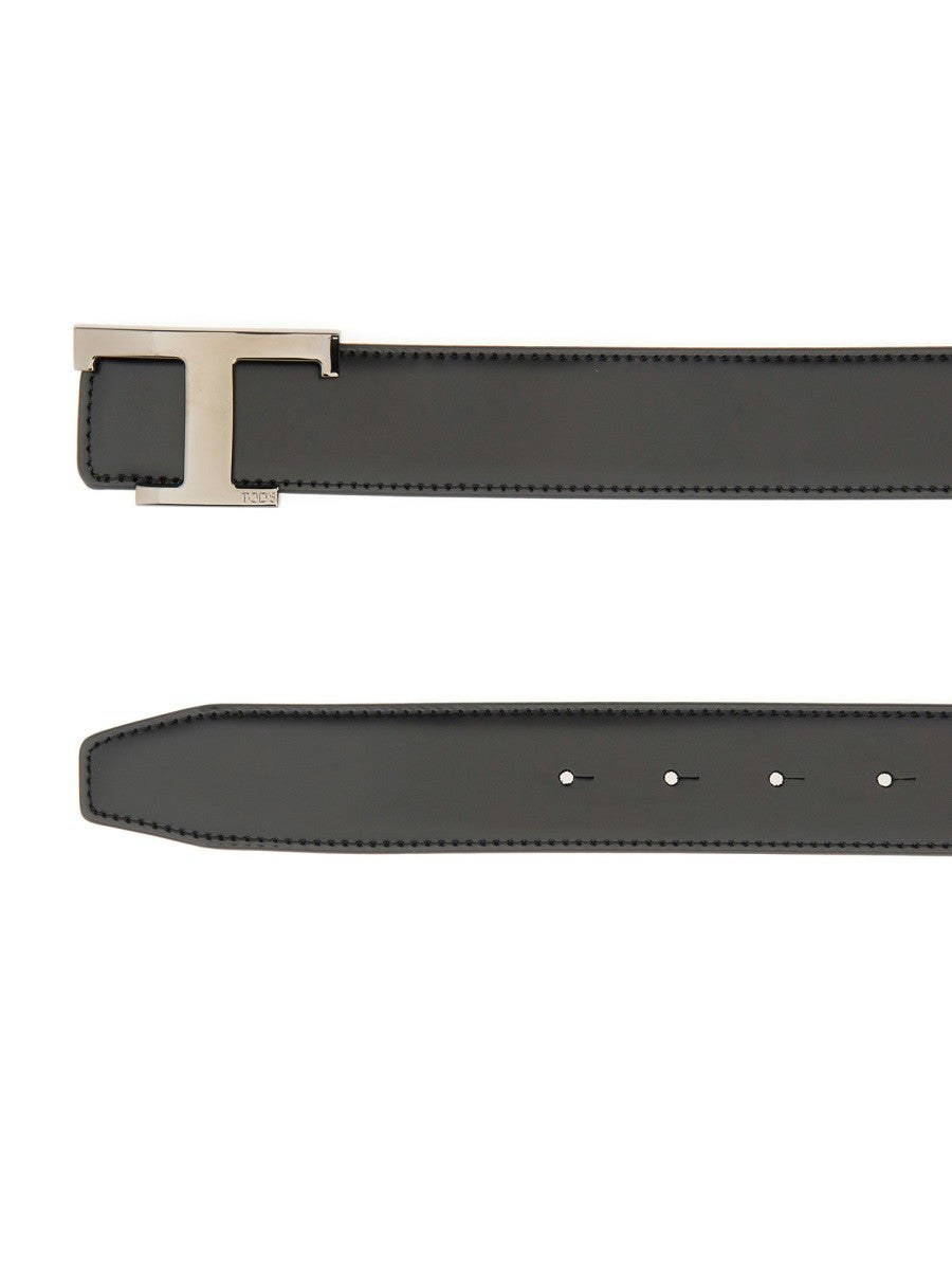TOD'S "T TIMELESS" REVERSIBLE BELT
