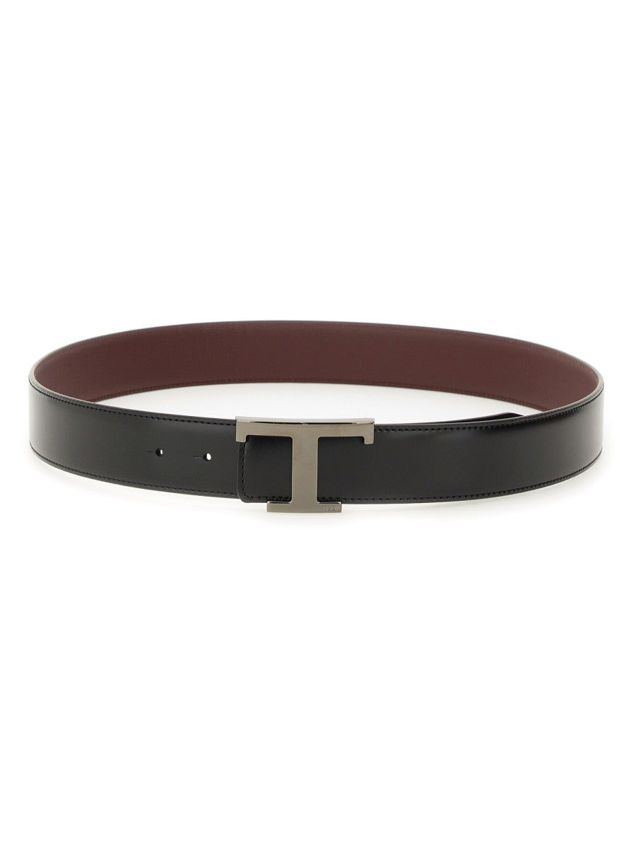 TOD'S "T TIMELESS" REVERSIBLE BELT