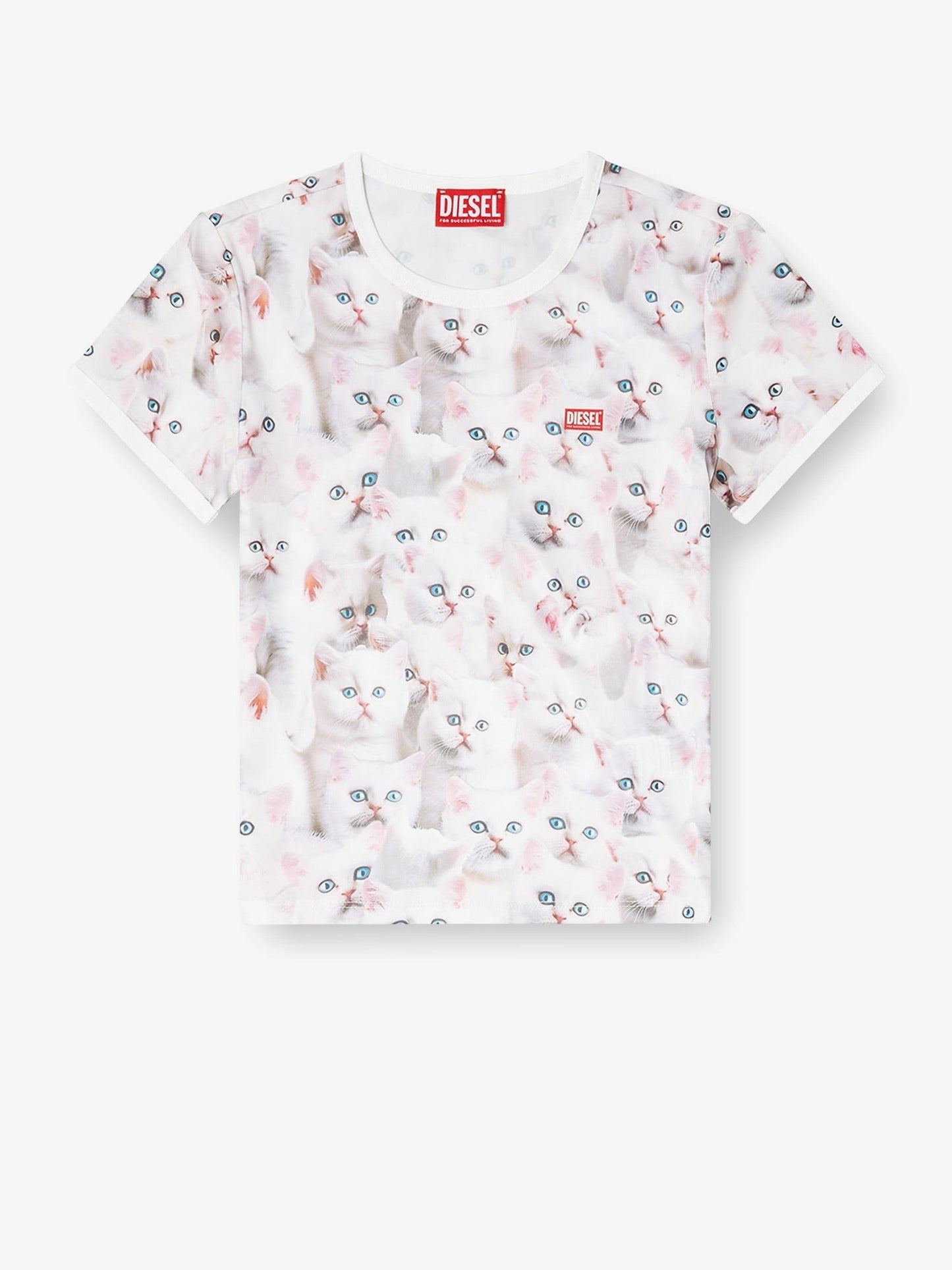 Diesel T-Unclau stretch fabric T-shirt