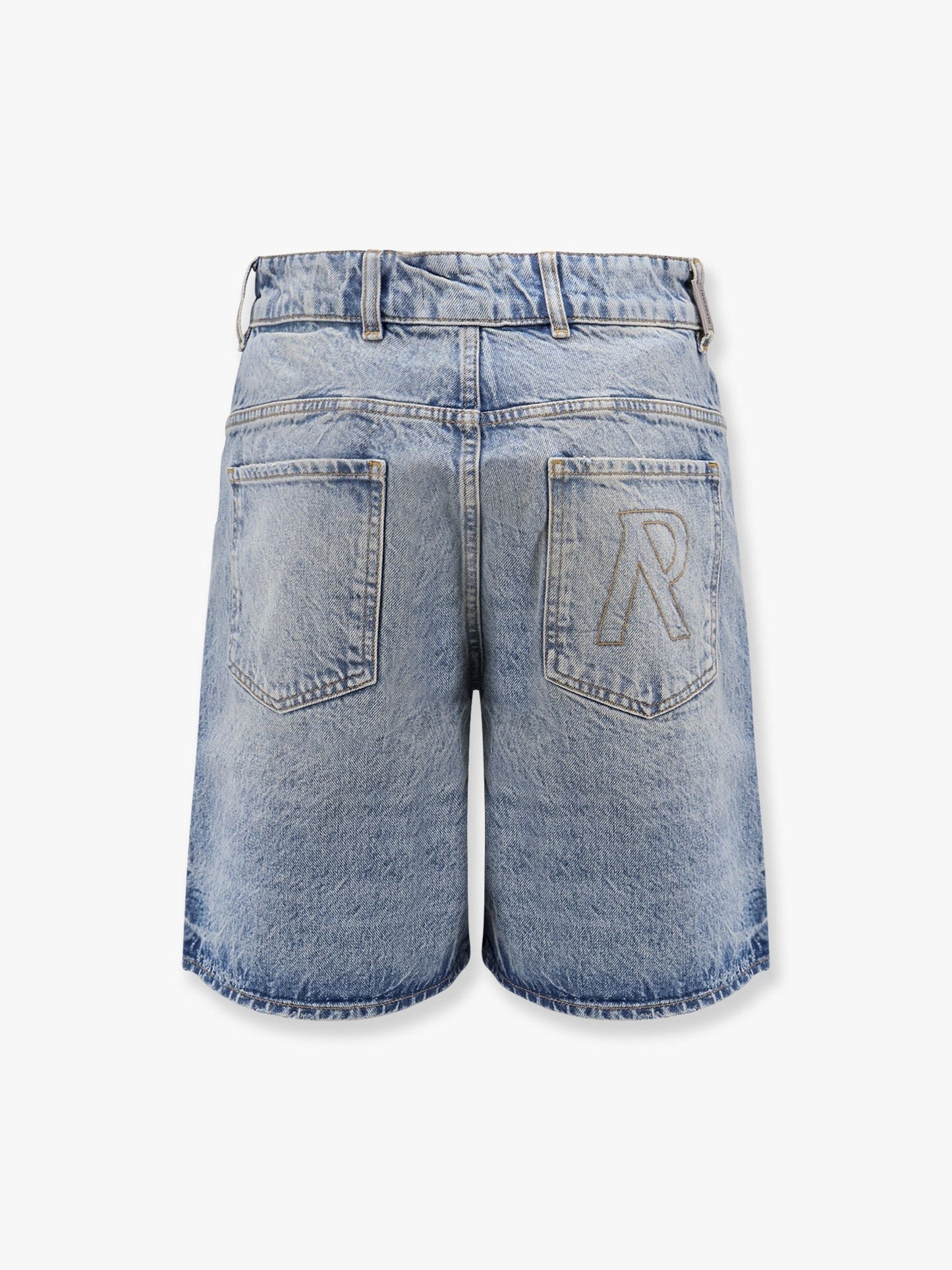Represent Tailored stone-washed denim bermuda shorts