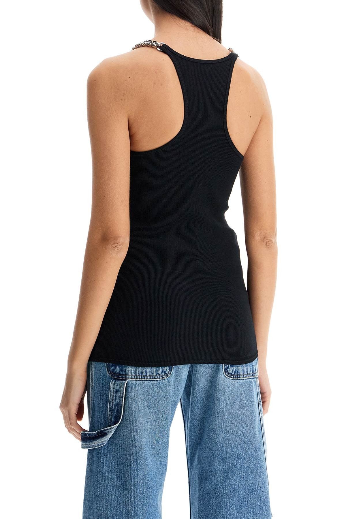 stella mccartney "tank top with chains on