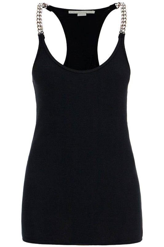 stella mccartney "tank top with chains on