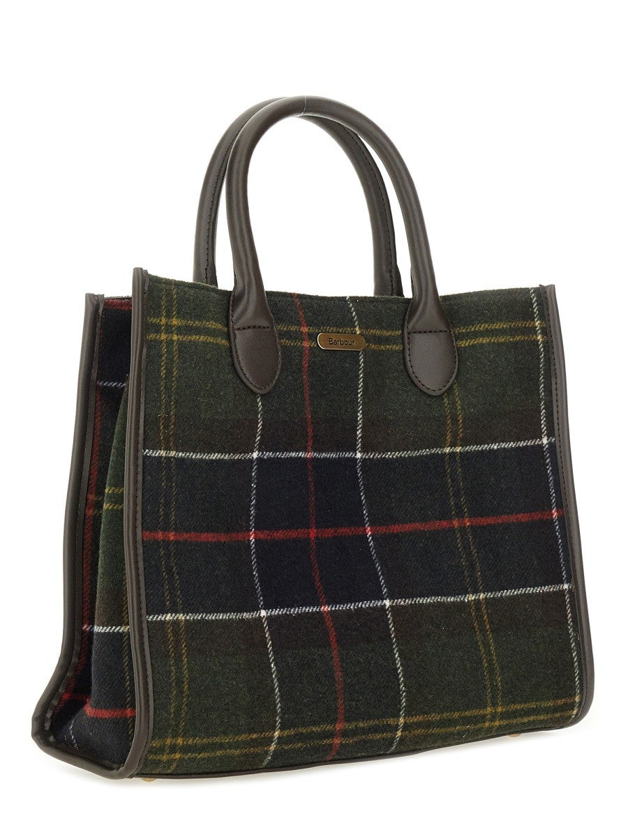 BARBOUR TARTAN "BARRHILL" TOTE BAG