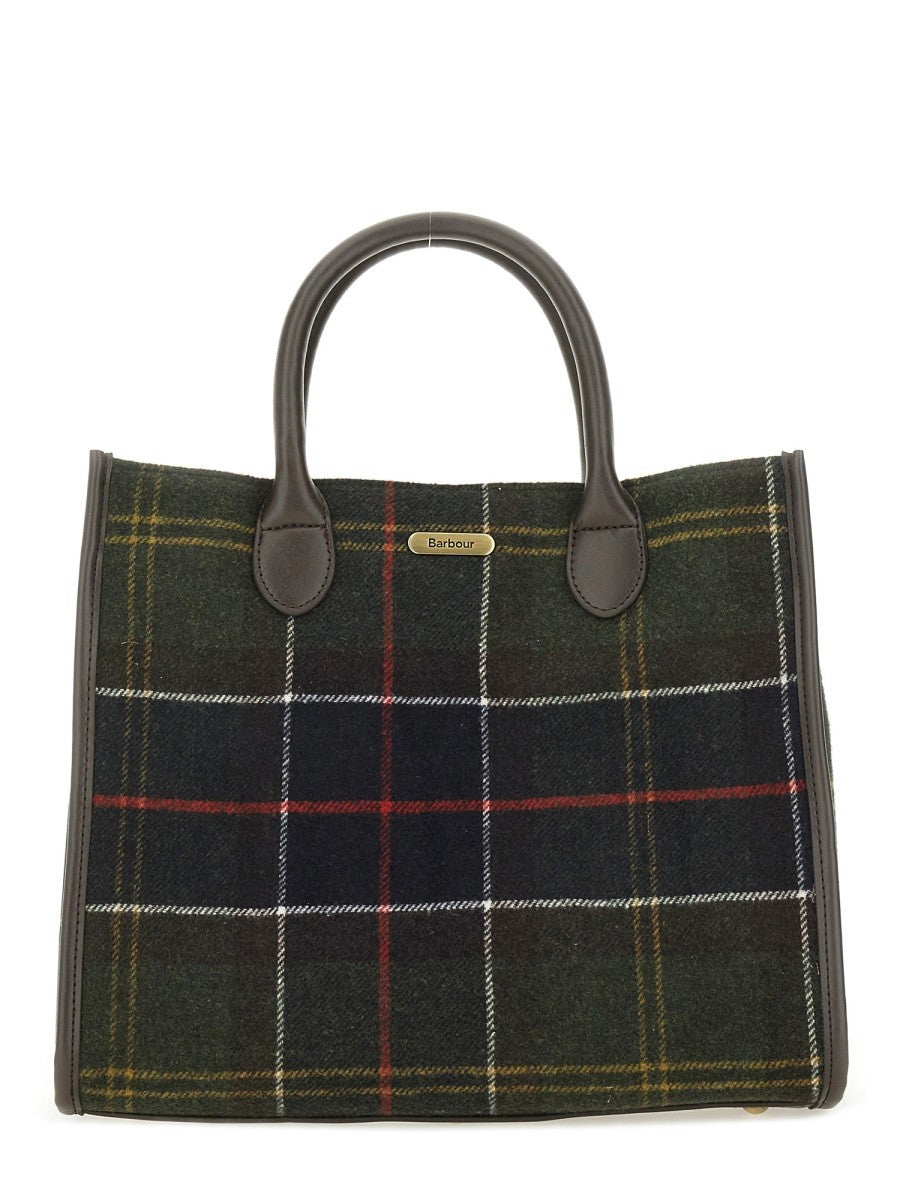 BARBOUR TARTAN "BARRHILL" TOTE BAG