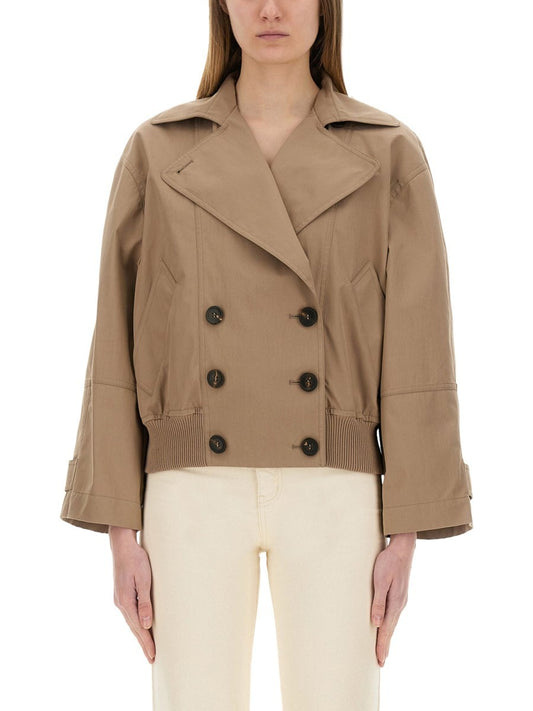 Brunello Cucinelli TECHNO COTTON MEMBRANED PANAMA CROP CABAN