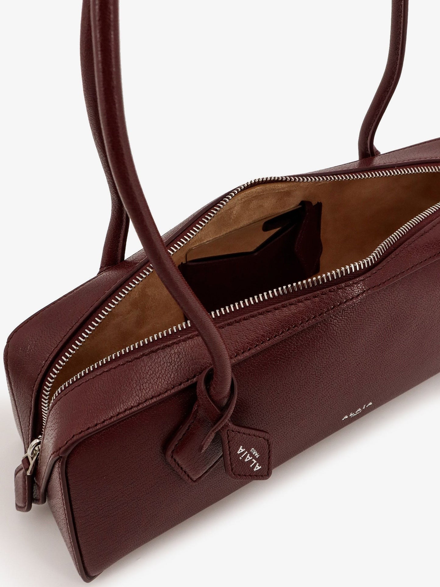 ALAIA Teckel Medium leather shoulder bag
