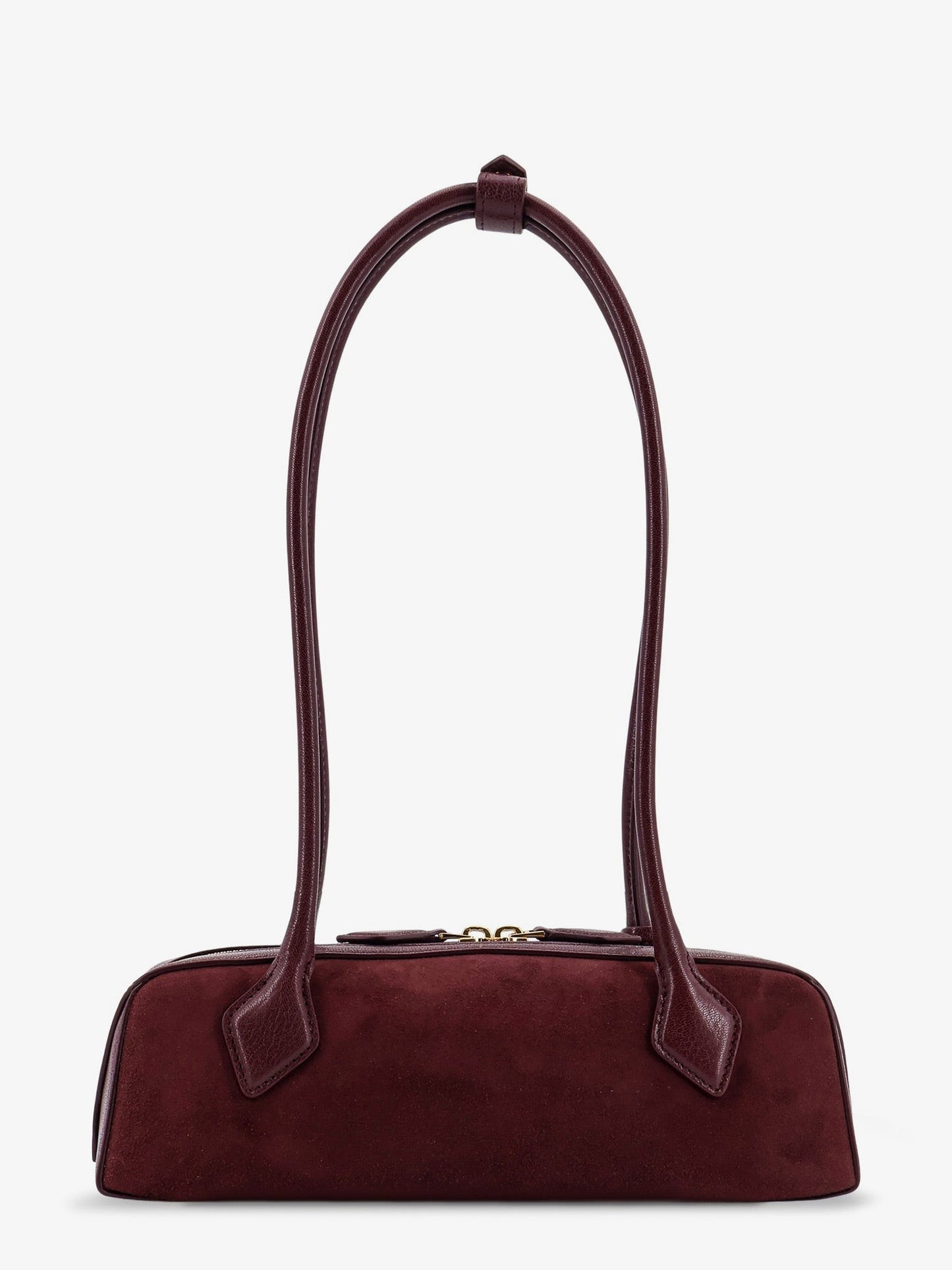 ALAIA Teckel Small suede shoulder bag
