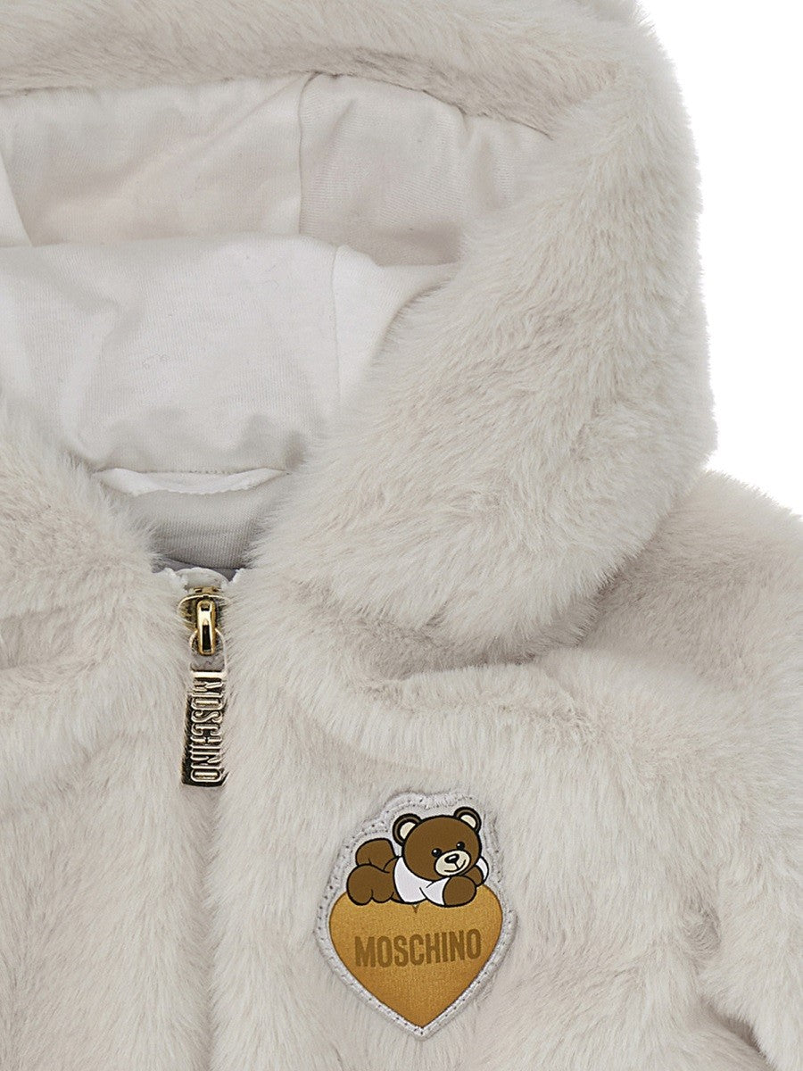 Moschino Teddy bear hooded jacket