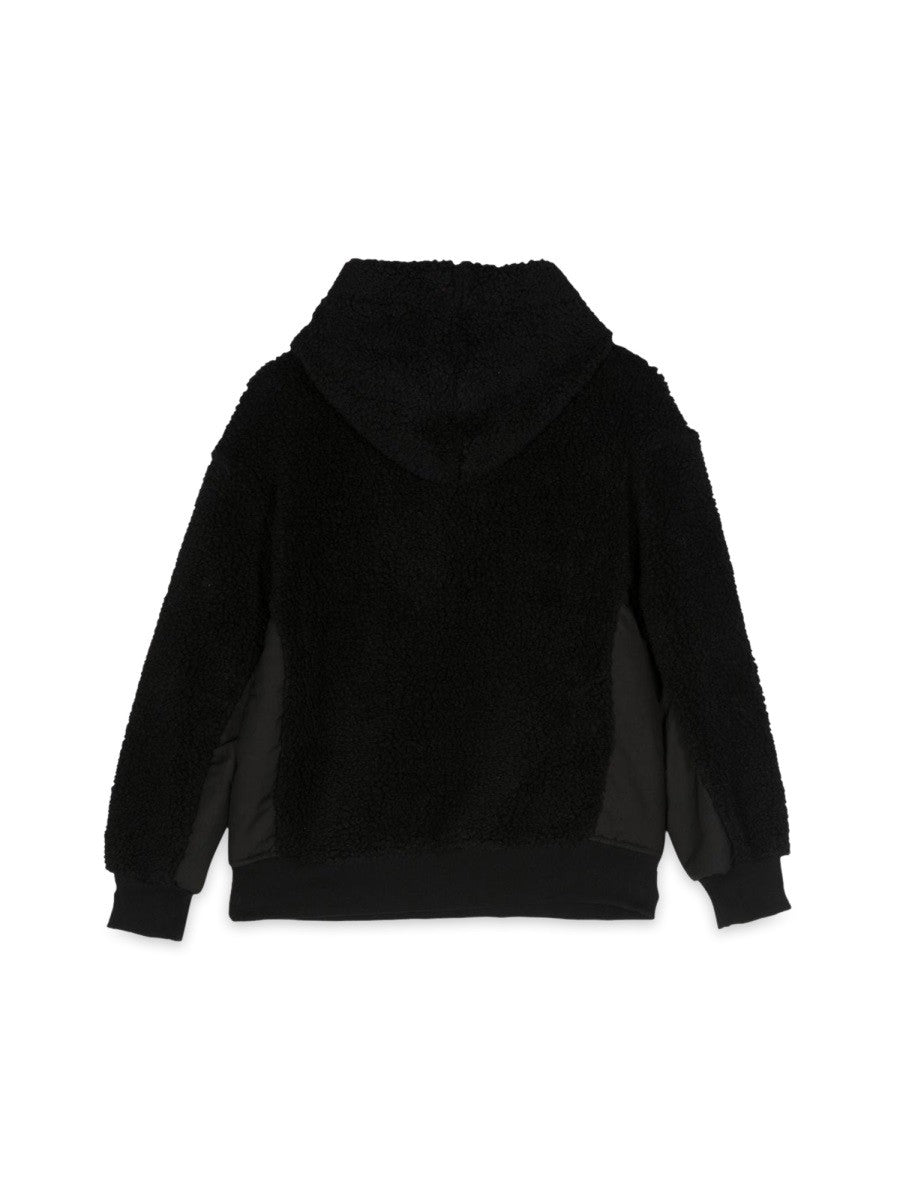 msgm TEDDY BEAR+NYLON HOODIE