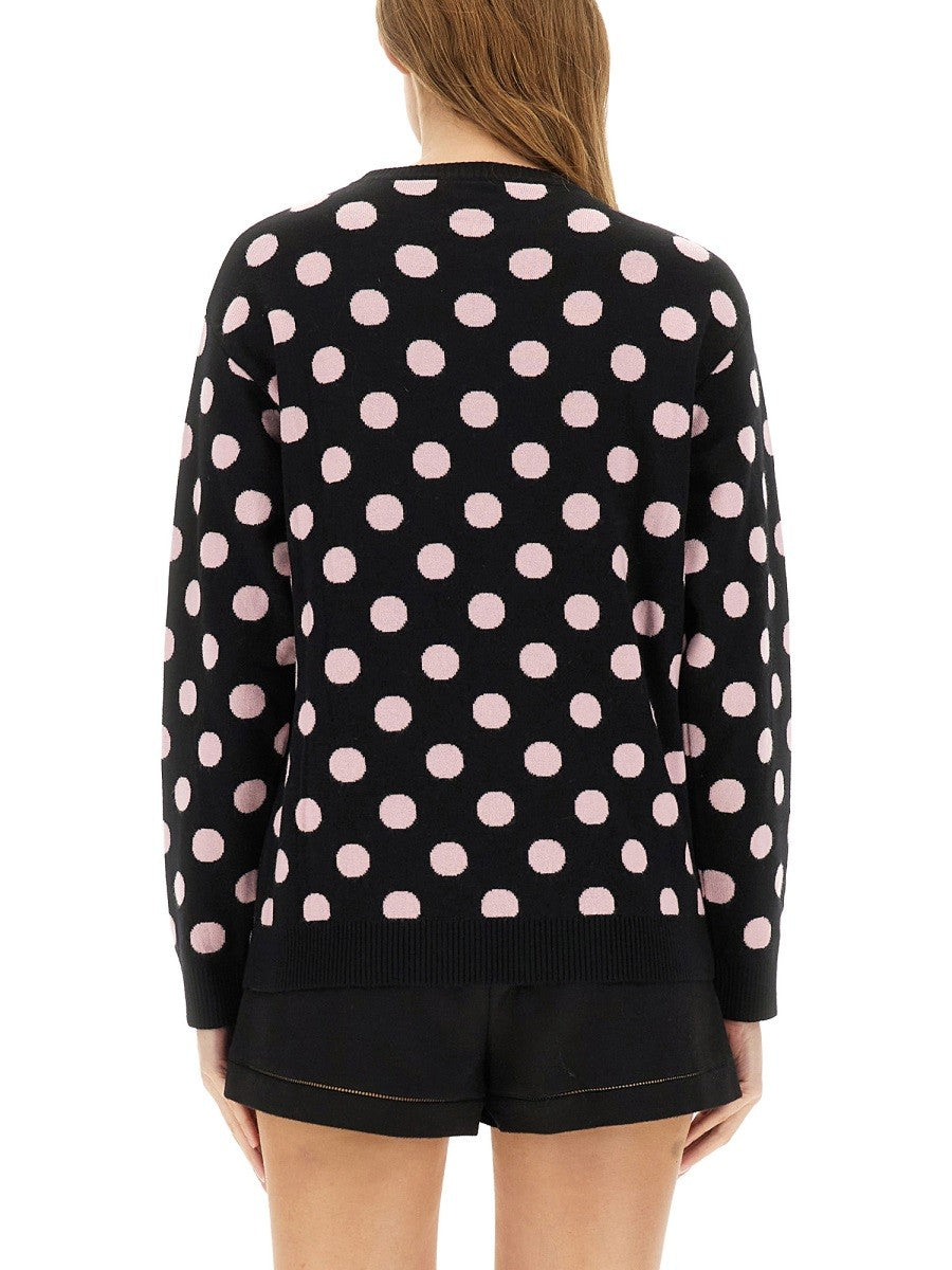 Moschino "TEDDY POLKA DOTS" SWEATER