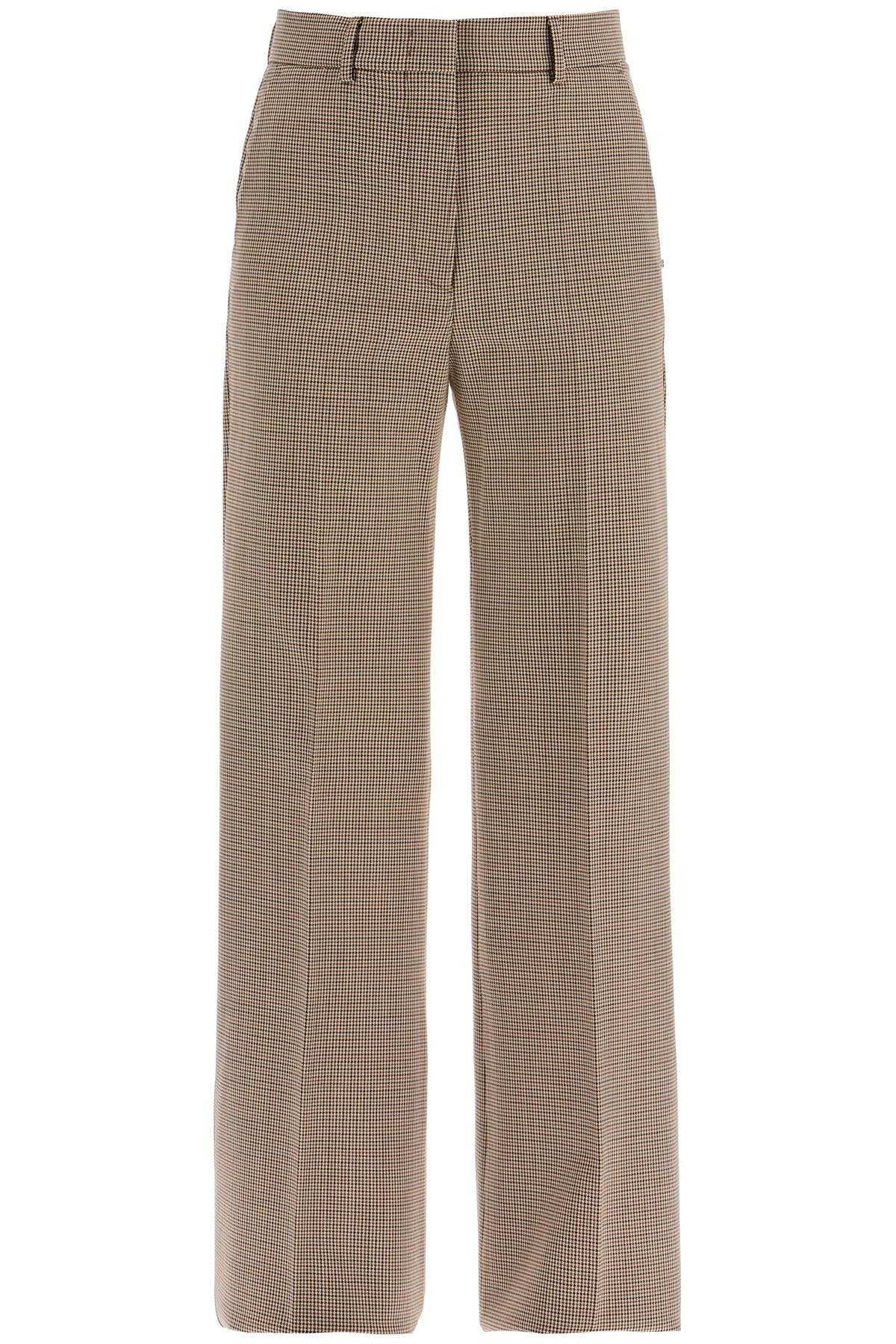 Sportmax 'teso' flared pants in pied de