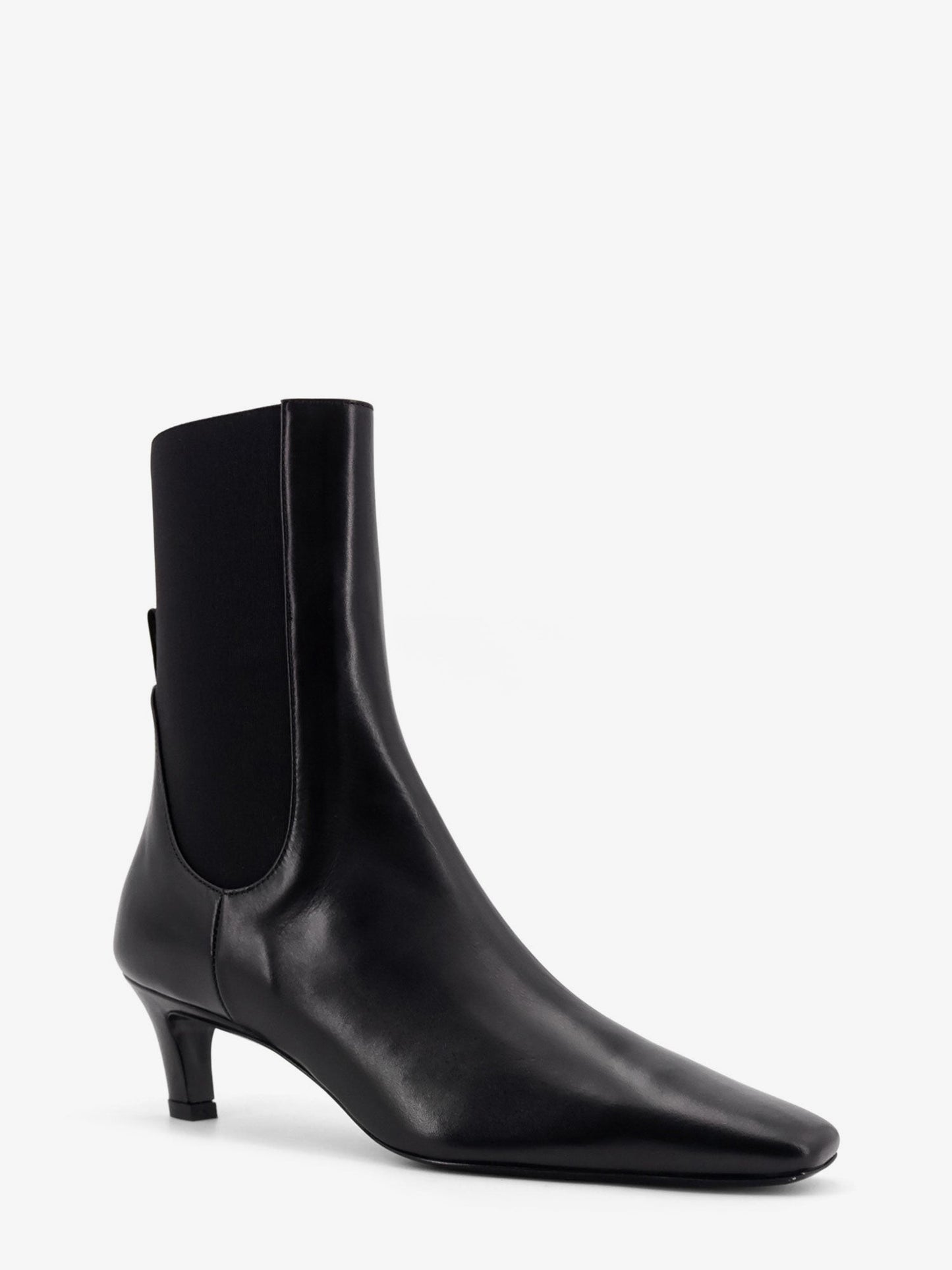 TOTEME The Mid Heel Boot leather boots