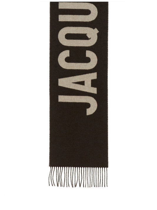 JACQUEMUS THE SCARF WITH LOGO