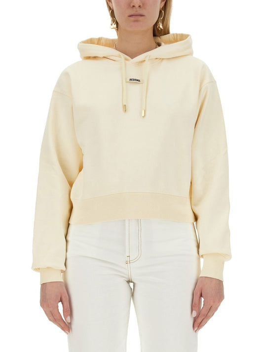 JACQUEMUS "THE SWEATSHIRT" WITH GROSGRAIN HOOD