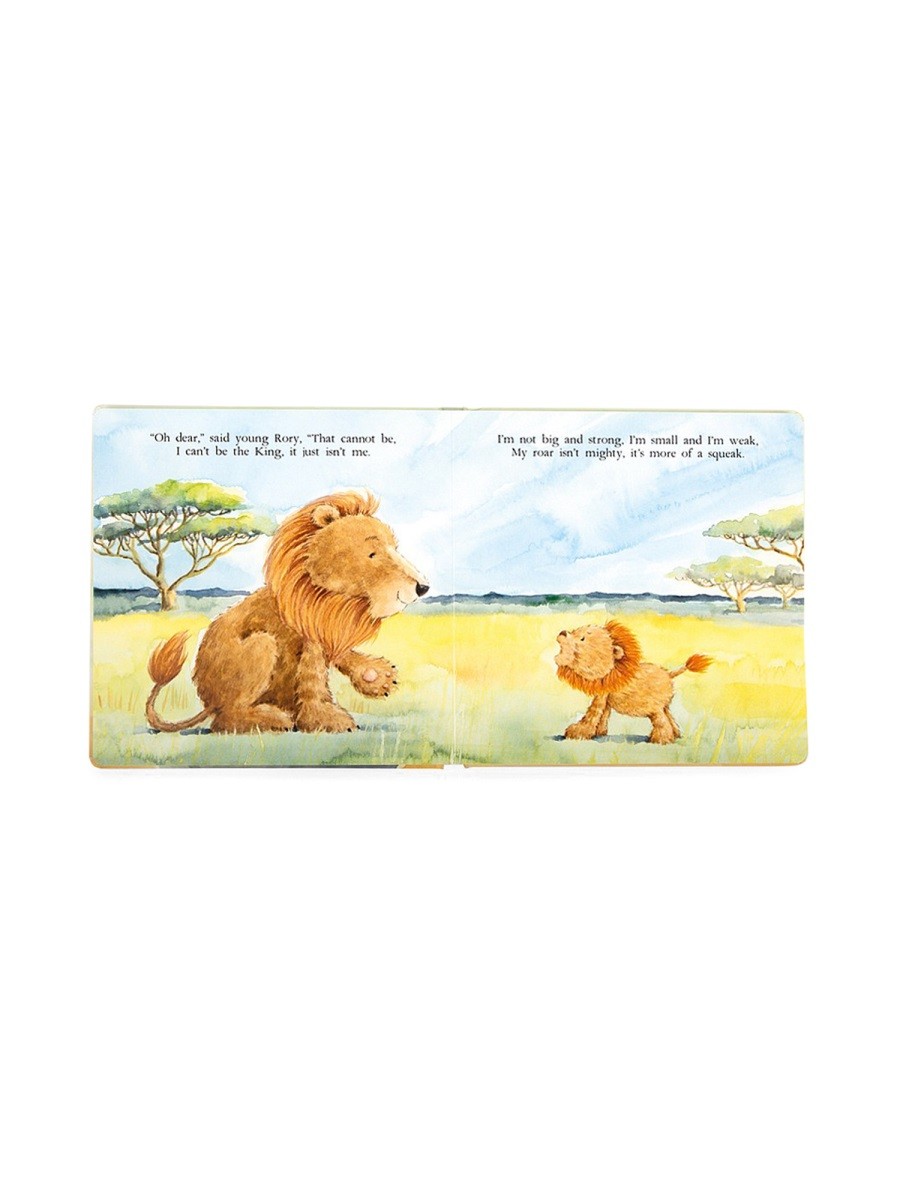 JELLYCAT THE VERY BRAVE LION BOOK