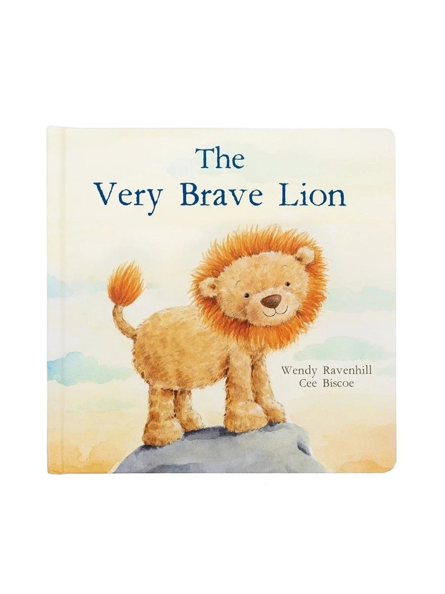 JELLYCAT THE VERY BRAVE LION BOOK