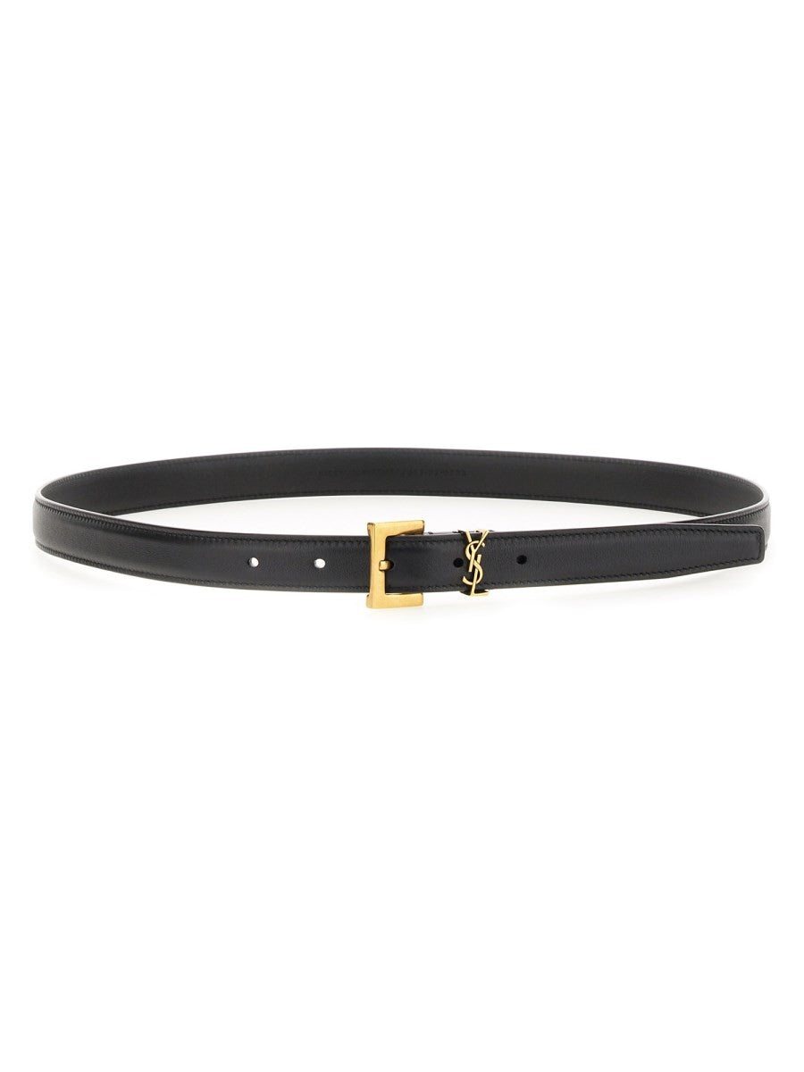Saint Laurent THIN "CASSANDRAS" BELT