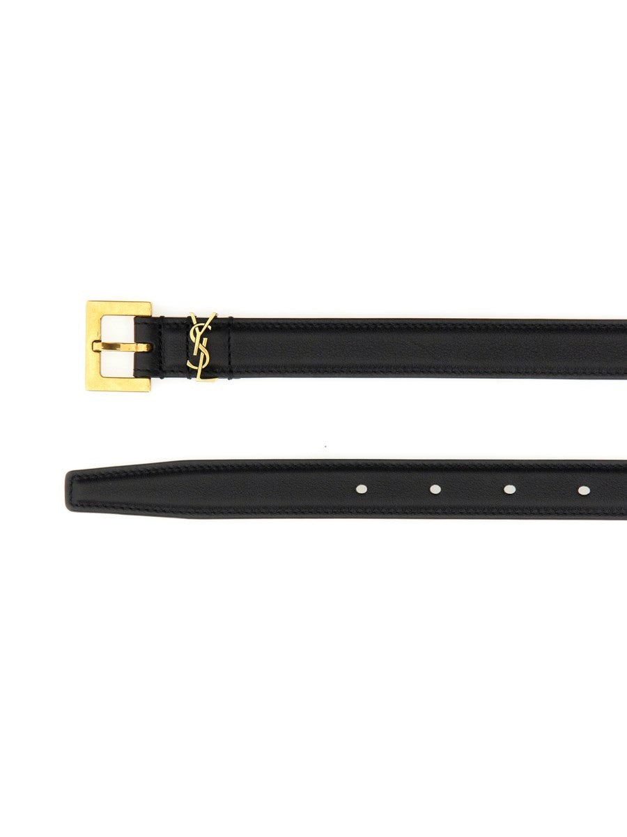 Saint Laurent THIN "CASSANDRAS" BELT