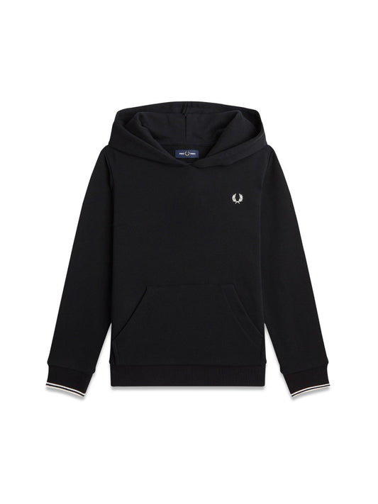 FRED PERRY TIPPED HOODED SWEATSHIRT