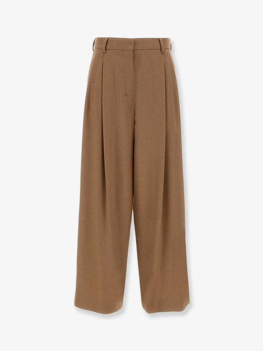 'S MAX MARA Titty virgin wool trousers