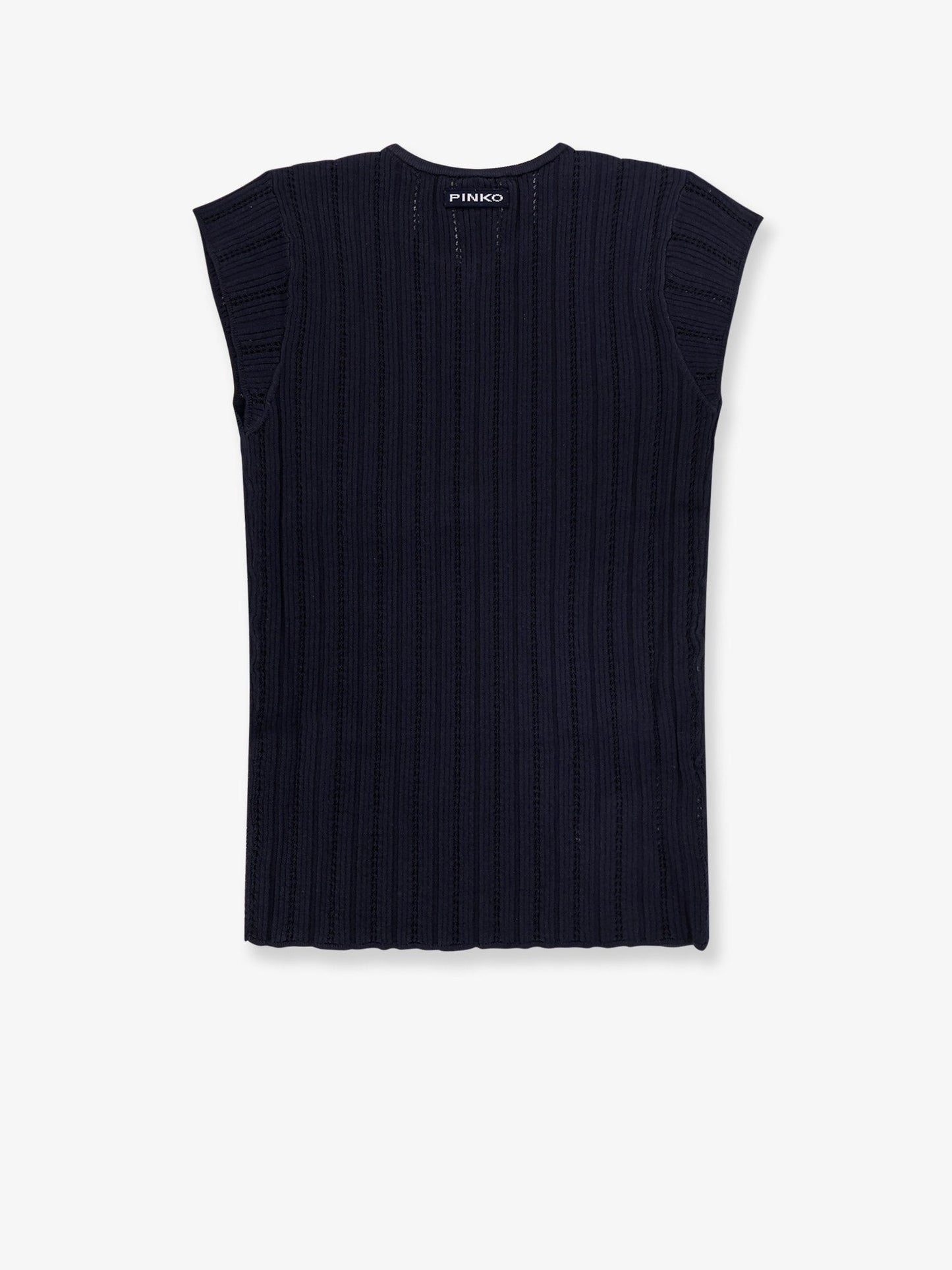 Pinko Tofane ribbed viscose blend sweater