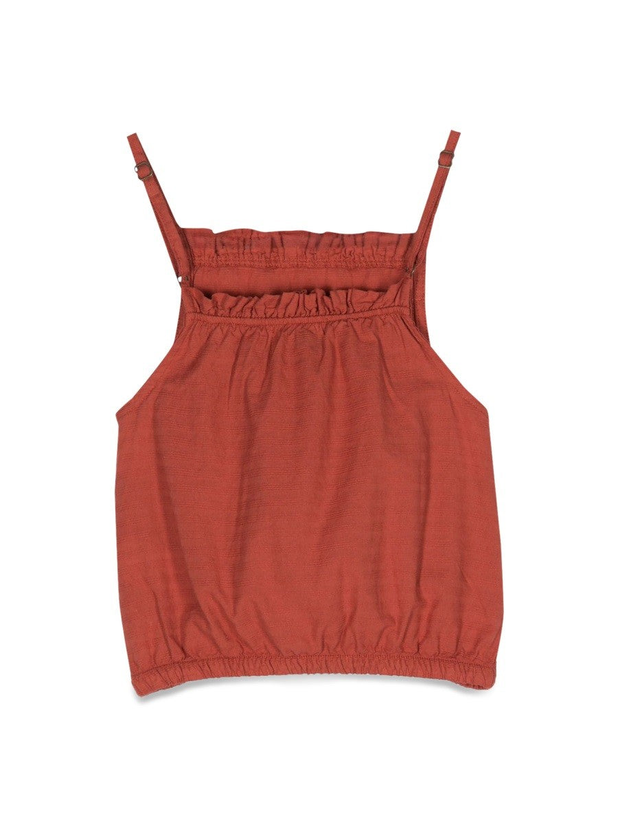 BOBO CHOSES tomato woven top