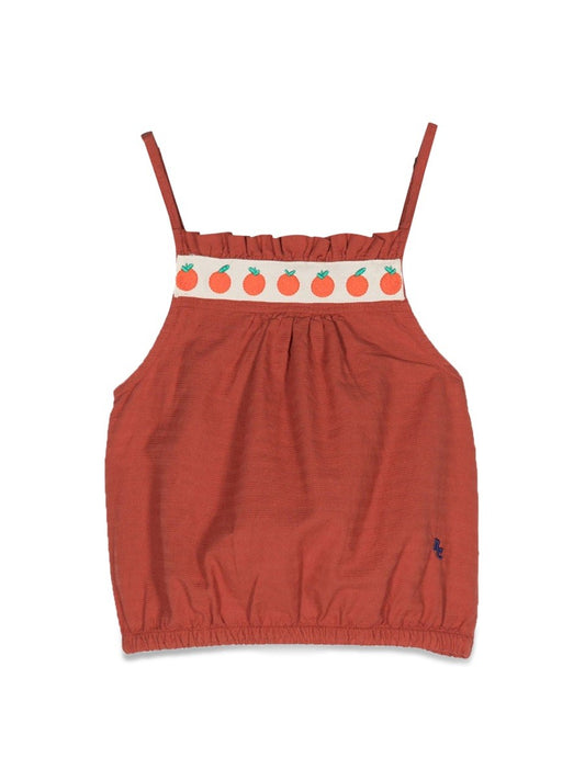 BOBO CHOSES tomato woven top