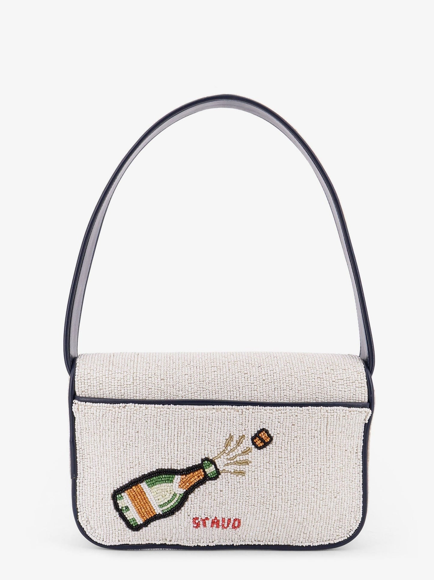 STAUD Tommy Beaded Bag shoulder bag with all-over beads