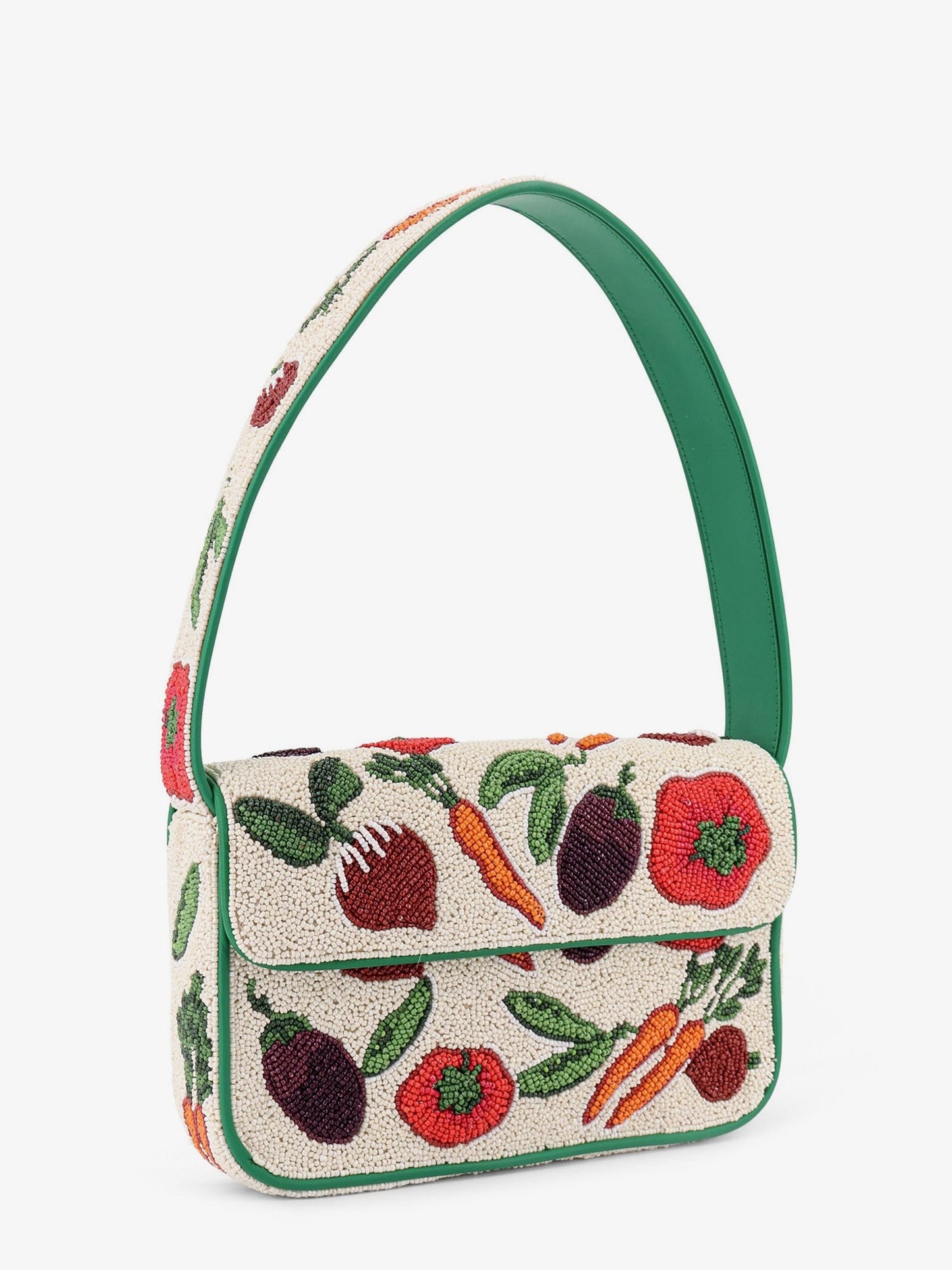 STAUD Tommy Beaded Bag shoulder bag with all-over beads