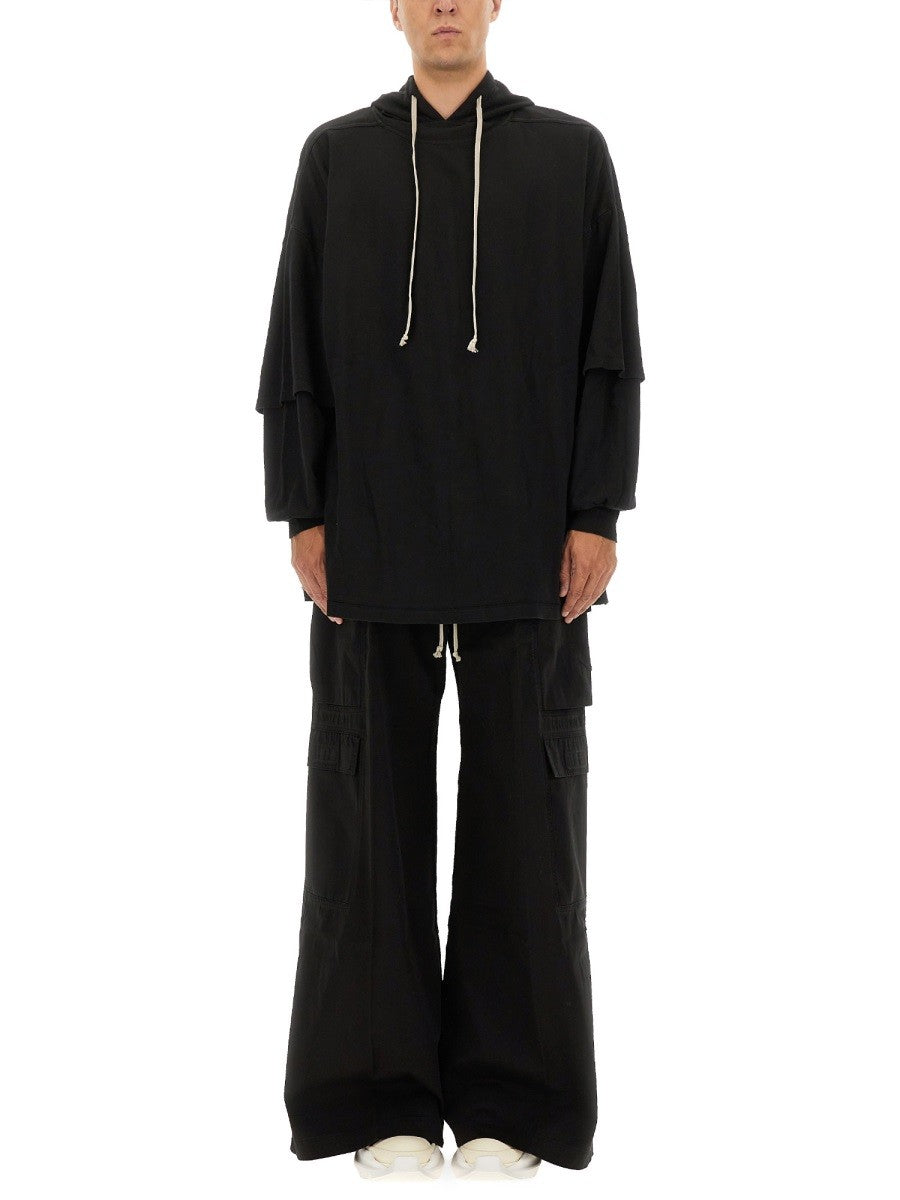 RICK OWENS DRKSHDW "TOMMY HUSTLER" HOODIE