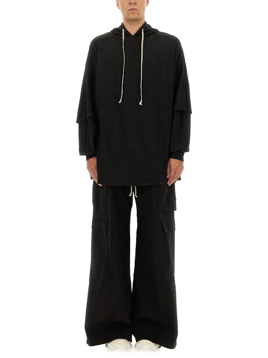 RICK OWENS DRKSHDW "TOMMY HUSTLER" HOODIE