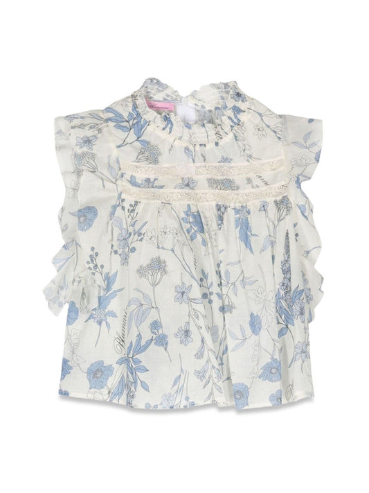 MISS BLUMARINE top flowers