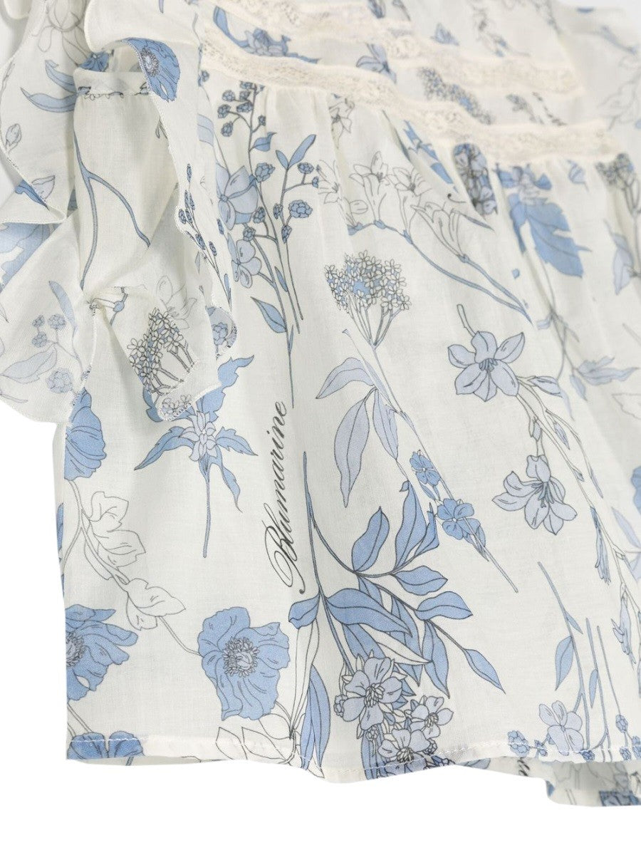 MISS BLUMARINE top flowers