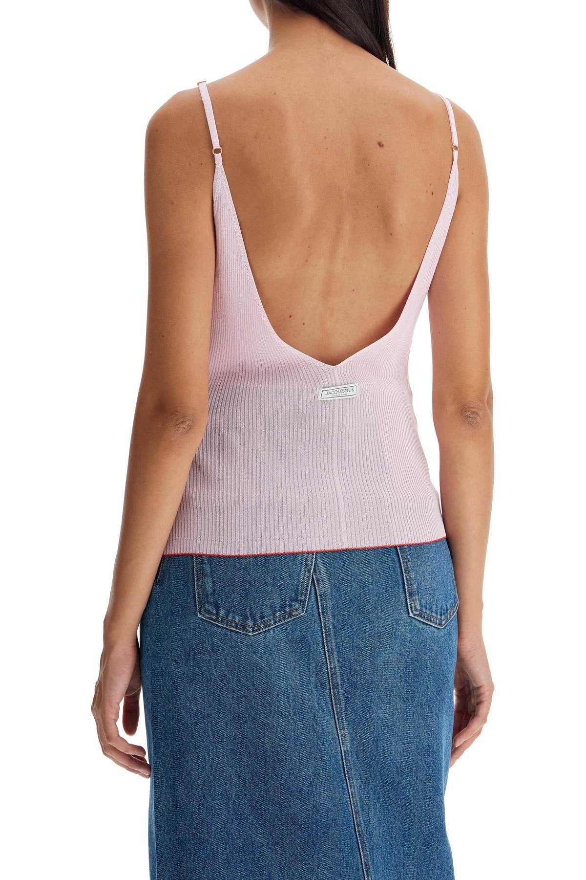 JACQUEMUS top 'the shoulder knit