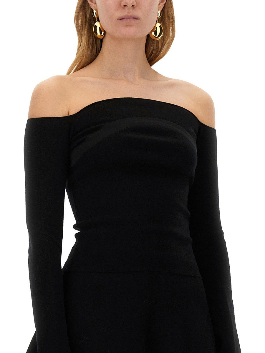 NINA RICCI TOP WITH "BARDOT" NECKLINE