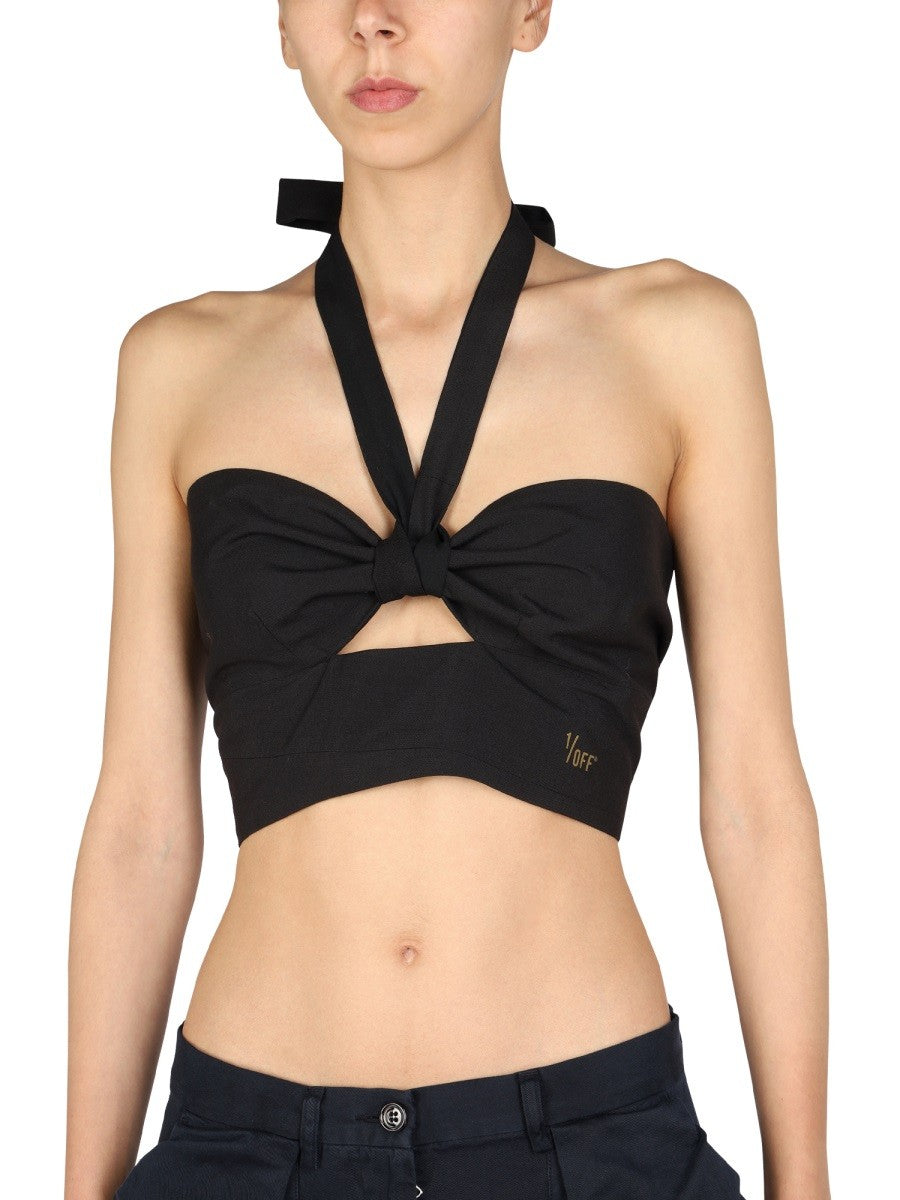 1/OFF TOP WITH CROSSED STRAPS