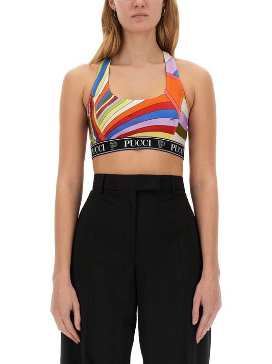 PUCCI TOP WITH PRINT