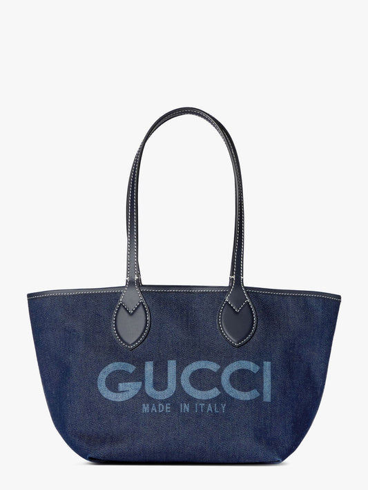 Gucci Totissima denim reversible shopping bag