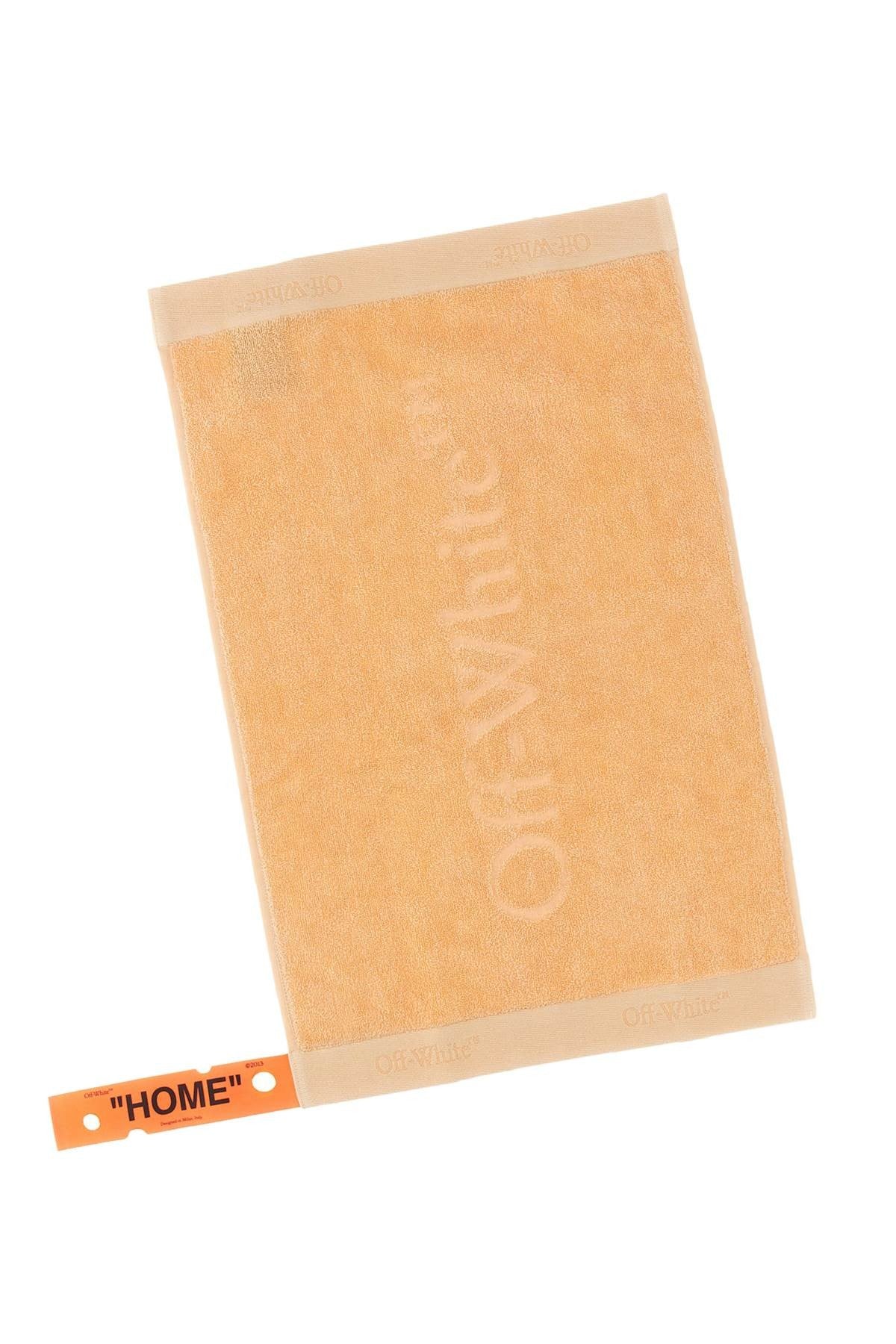 Off-white towel set with logo