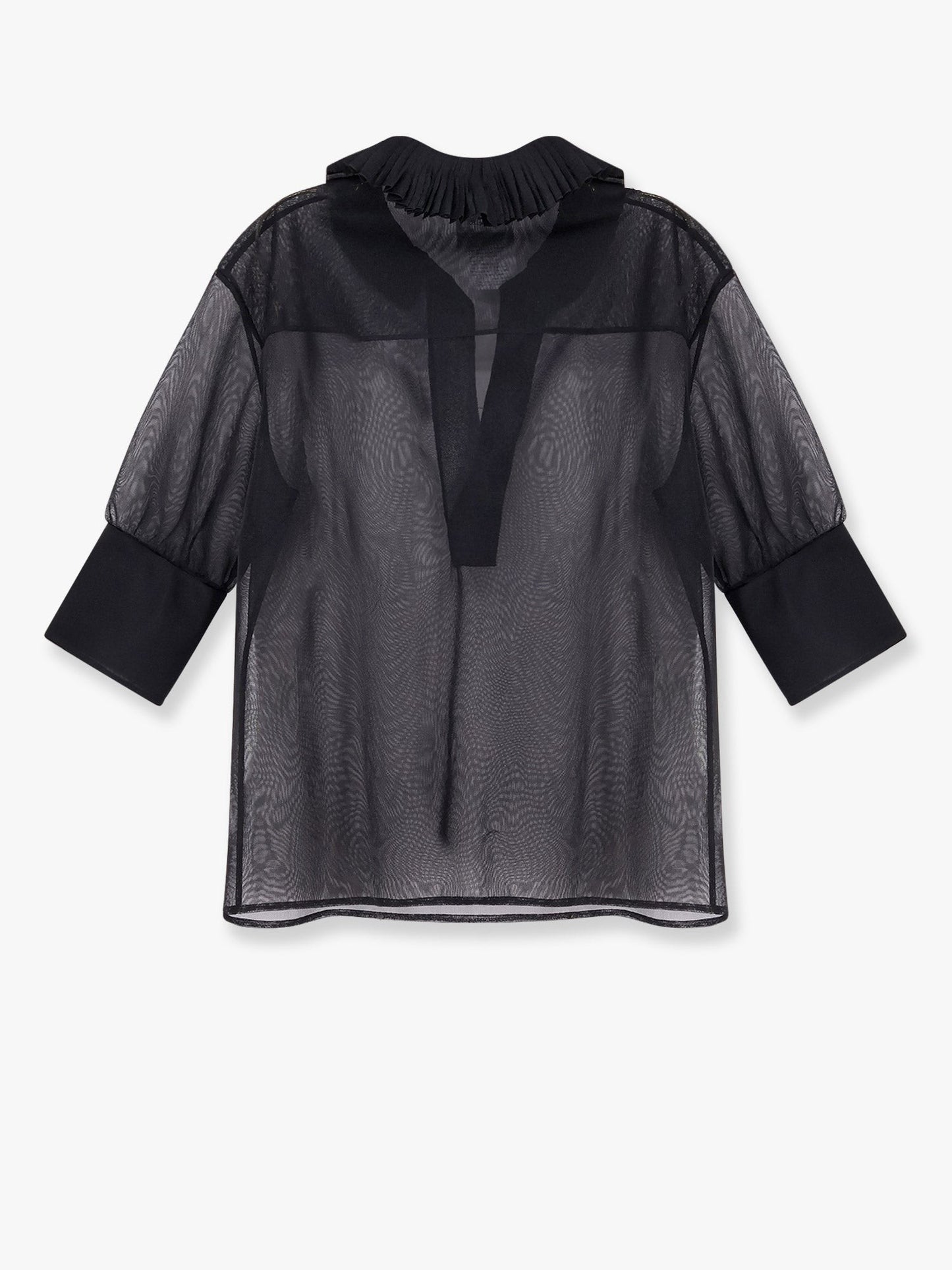 Philosophy Di Lorenzo Serafini Transparent voile shirt